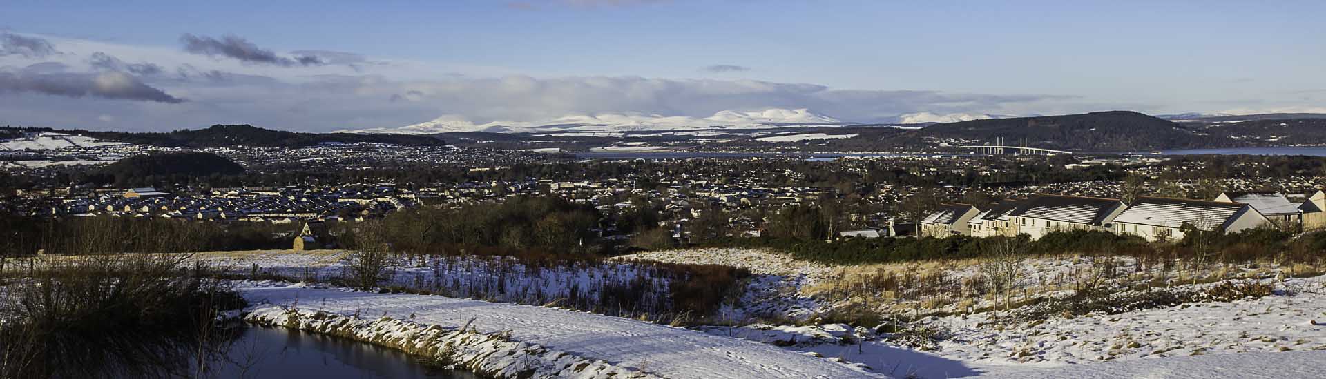 View of Inverness & Ben Wyvis